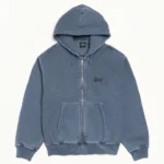 Basic Stussy Zip Hoodie Pigment Dyed