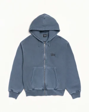 Basic Stussy Zip Hoodie Pigment Dyed