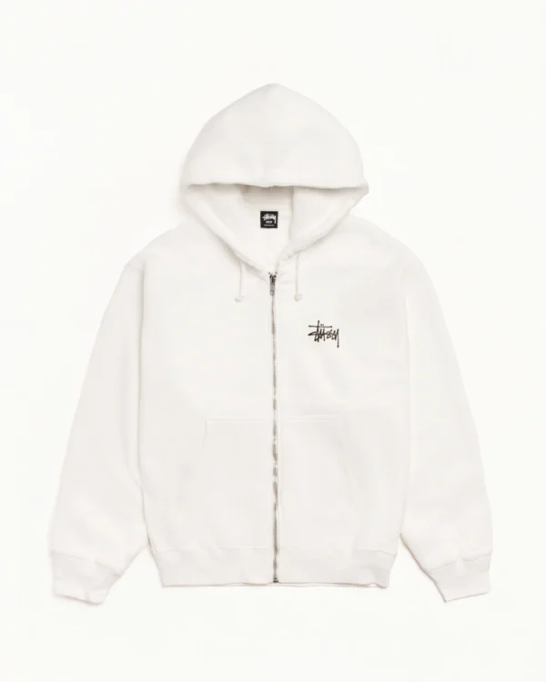 Basic Stussy Zip Hoodie Pigment Dyed - Image 3