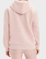 Pink UGG Rey Fuzzy Large Logo Hoodie