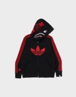BAPE x Adidas Shark Fleece Hoodie