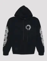 Chrome Hearts Horse Shoe Floral Hoodie