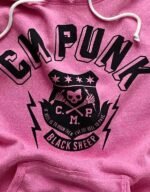 CM Punk Pink Hoodie - Image 3