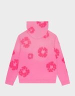 Denim Tears Mono Cotton Wreath Pink Hoodie - Image 2