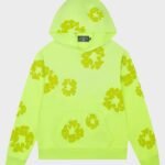 Denim Tears Mono Cotton Wreath Neon Hoodie