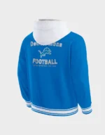 Detroit Lions Blue Hoodie Jacket - Image 2