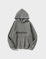 Essentials Gray Pullover Hoodie