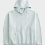 Hollister Boxy Blue Gray Hoodie