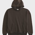 Hollister Boxy Washed Brown Hoodie