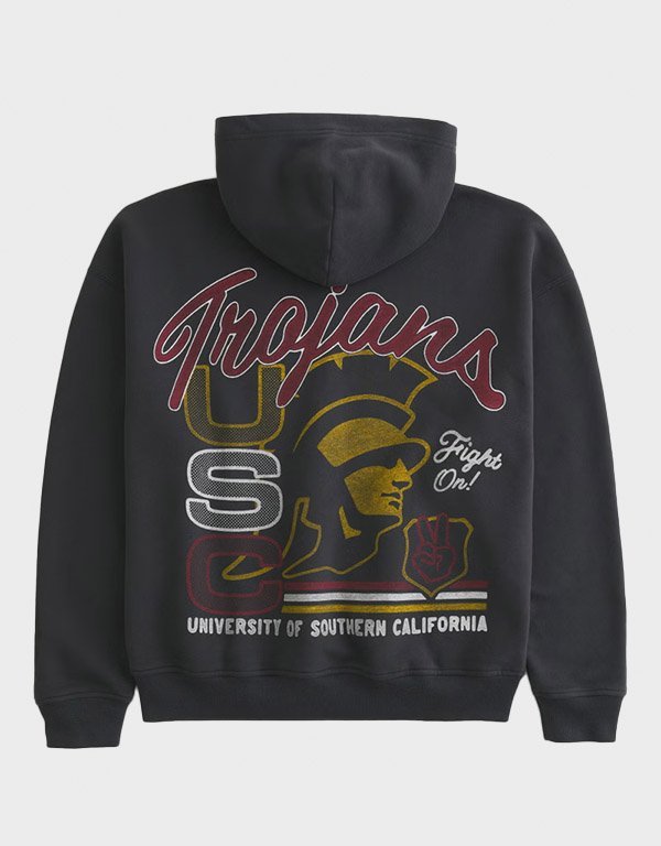 hollister-usc-trojans-hoodie.jpg Hollister USC Trojans Hoodie - Image 1
