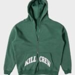 Kill Crew Zip-Up Green Hoodie