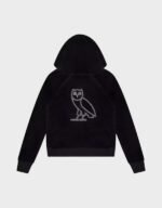 OVO x Rhinestone Crystal Velour Hoodie - Image 2