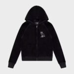 OVO x Rhinestone Crystal Velour Hoodie