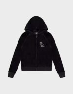 OVO x Rhinestone Crystal Velour Hoodie