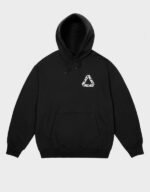 Palace Rose P3 Black Hoodie - Image 2