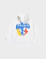 Palace x JCC+ White Hoodie - Image 2