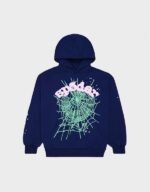 Sp5der OG Web Navy Hoodie