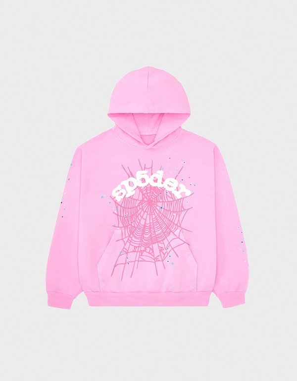 sp5der-og-web-pink-hoodie.jpg Sp5der OG Web Pink Hoodie - Image 1