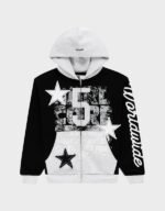 Sp5der Triple 5 Stitch Zip Up Hoodie
