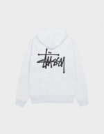 Stussy Ash Heather Basic Hoodie
