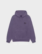 Stussy Basic Grape Pigment Hoodie - Image 2