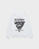 Stussy Dragon Ash Heather Hoodie