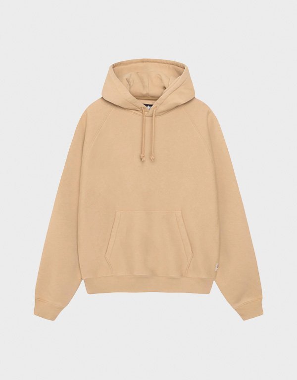stussy-khaki-relaxed-hoodie.jpg Stussy Khaki Relaxed Hoodie - Image 1