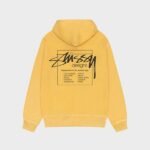 Stussy Modern Age Yellow Pigment Dyed Hoodie