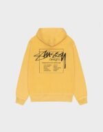 Stussy Modern Age Yellow Pigment Dyed Hoodie