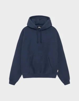 Stussy Navy Relaxed Hoodie