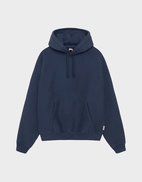 stussy-navy-relaxed-hoodie.webp Stussy Navy Relaxed Hoodie - Image 1