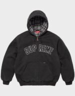 Supreme Reflective Arc Work Black Hoodie