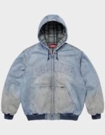 Supreme Reflective Arc Work Denim Hoodie