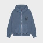 Stussy Stock Link Pigment Dyed Navy Hoodie
