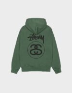 Stussy Stock Link Pigment Dyed Zip Hoodie - Image 2