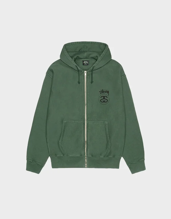 stussy-stock-link-pigment-dyed-zip-hoodie.webp Stussy Stock Link Pigment Dyed Zip Hoodie - Image 1