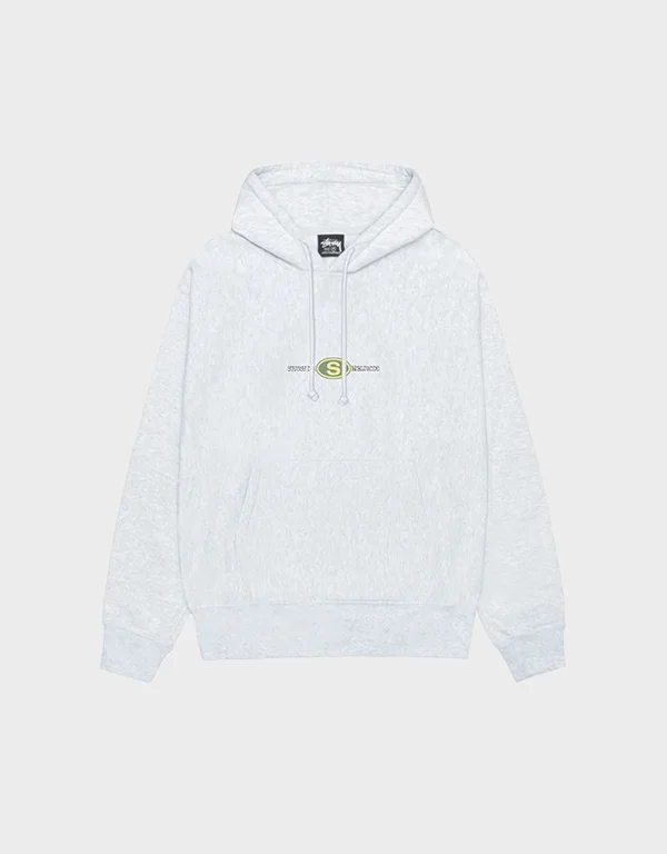stussy-worldwide-dot-ash-heather-hoodie.webp Stussy Worldwide Dot Ash Heather Hoodie - Image 1