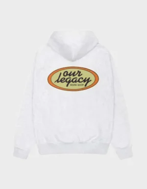 Stussy x Our Legacy Oval Ash Heather Hoodie