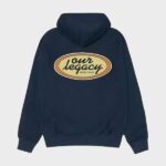Stussy x Our Legacy Work Shop Oval Navy Hoodie