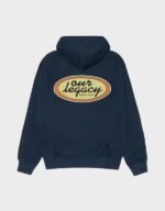 Stussy x Our Legacy Work Shop Oval Navy Hoodie