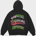 Supreme Multi logo Black Hoodie
