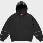 Supreme Paneled Black Hoodie