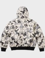 Supreme X Schott Shearling Hooded Work Camo Jacket - Image 2