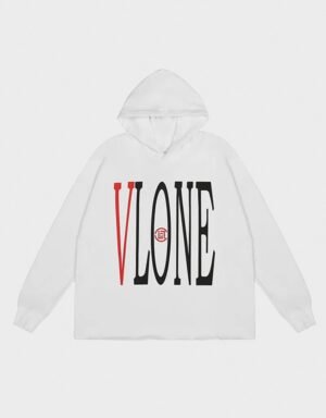 Vlone Clot Staple White Hoodie